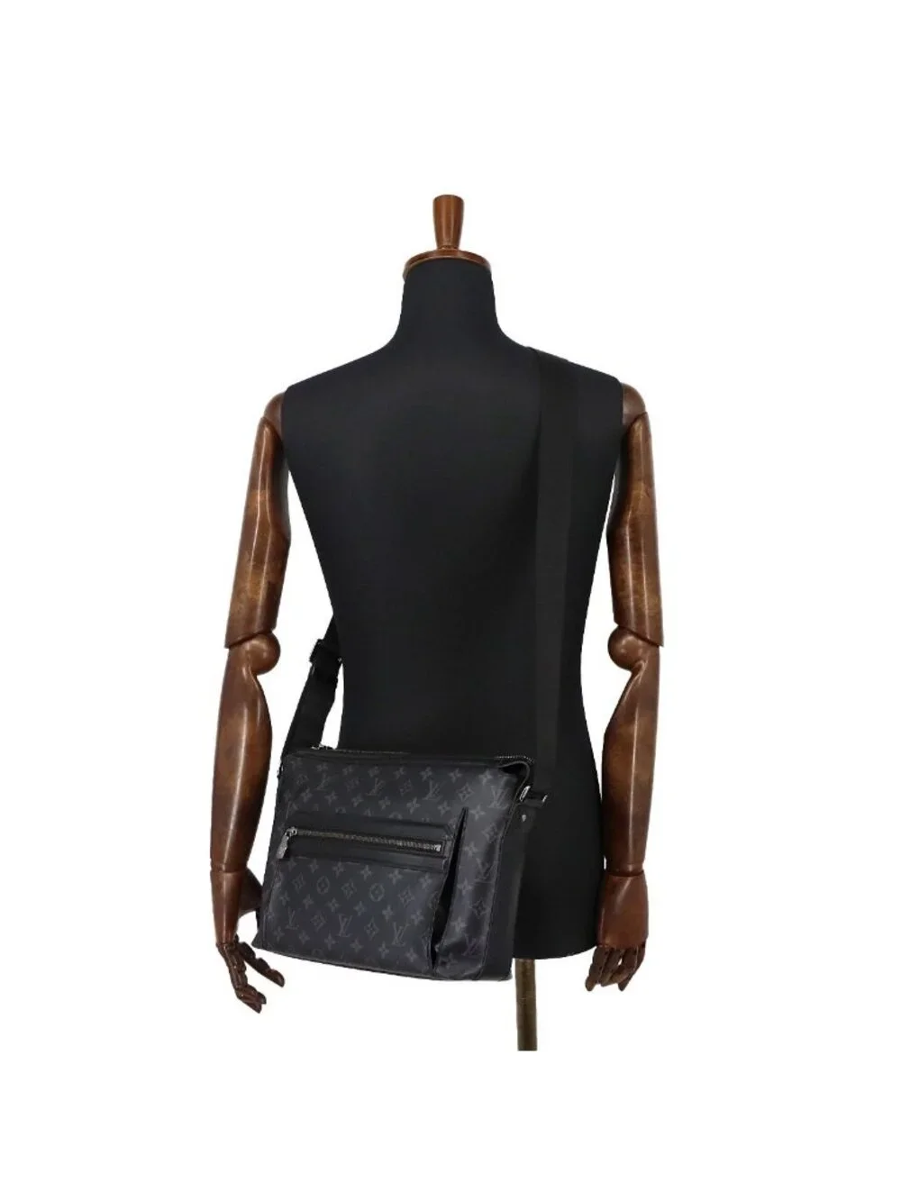 Louis Vuitton Monogram Eclipse Odyssey Messenger PM Shoulder Bag